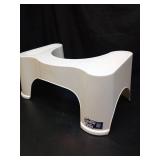 Squatty Potty The Original Bathroom Toilet Stool Height, White, 9 Inch (Pack of 1) - Retail: $25