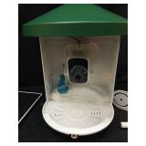 HARYMOR Bird Feeder with Camera with AI Identify Birds Species Solar Powered, Smart Bird House with Cam, 2K HD Video Live Stream, Instant Arrival Alerts - Green - Retail: $60