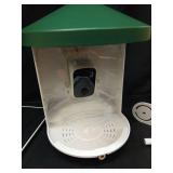 HARYMOR Bird Feeder with Camera with AI Identify Birds Species Solar Powered, Smart Bird House with Cam, 2K HD Video Live Stream, Instant Arrival Alerts - Green - Retail: $60