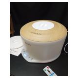 Uoxfill Upgrade Foldable Towel Warmer for Bathroom - 23L Luxury Heated Towel Warmers Bucket with Time Setting,Auto Shut Off,Fits Up to Two 40\'X70\' Oversized Towels,Bathrobes,Blankets White - Retail: