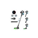 Cordless Vacuum Cleaner, 500W/40KPA Lightweight Stick Vacuum up to 40 mins Runtime, LED Display and Green Headlights, 6-Stages Filtration, Self-Standing Vacuum for Home Hard Floor, Carpet and Pet Hair