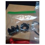 cadciehe Soccer Rebounder Kickback Football Rebound Net Adjustable Rebound Net Portable Soccer Kickback Training Equipment for Lacrosse Softball Baseball Football Red - Retail: $36