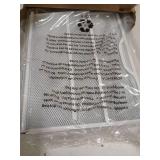 YINGHUA 5 Tier Paper Tray Letter Organizer with Top 6 Adjustable Compartments - Paper Sorter Office Desktop Accessories with Handles for Document,Mail,School Supplies Storage,White - Retail: $27