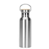 Thermo Flask Stainless Steel Water Bottles Vacuum Insulated Travel Tumbler Sport Water Bottle Metal for Hot and Cold Drinks Tea Flask Coffee Mug with Lid and Handle17 oz(Silver) - Retail: $8