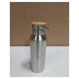 Thermo Flask Stainless Steel Water Bottles Vacuum Insulated Travel Tumbler Sport Water Bottle Metal for Hot and Cold Drinks Tea Flask Coffee Mug with Lid and Handle17 oz(Silver) - Retail: $8