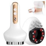 Lymphatic Drainage Massager & Anti Cellulite Massage Tool,New Smart Cupping Massager,Helps Reduce Stretch Marks & Cellulite,for Belly, Arms & Legs,Body Sculpting Machine with Heat & Vibration - Retail