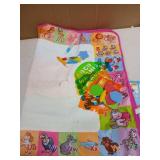 Aqua Water Doodle Mat - Kids Drawing Mat Toddlers Educational Toys for Age 3 4 5 6 7 8 Year Old Boys Girls Gifts - Neon Color Mat Doodle Board Writing Drawing Toys Holiday Christmas Birthday Gifts (Pr