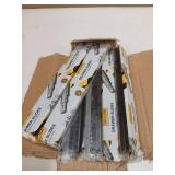 12 inch Ball Bearing Drawer Slides 6 Pairs (12pcs) - 100LB Capacity, Full Extension Side Mount Slides for Kitchen Cabinets, Wardrobes, Office Furniture (Black 12inch) - Retail: $31