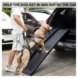COODEO Mobility Dog Lift Harness, Emergency Carry Sling, Pet Rear Leg Support Rehabilitation Lifts Vest, Dog Carrier for Senior Dogs Joint Injuries, Arthritis (Military Green, XL) - Retail: $53