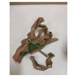 SLOCME Aquarium Resin Wood Trunk Ornament - Lifelike Driftwood Decor,Betta Fish or Other Pets Can Swim Through The Branches