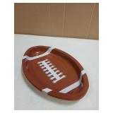 JOYIN 12 Pcs Football Plastic Trays, 11.5" X 7.5" Football Snack Trays & Platter, Sports Event Tailgate Party Supplies - Retail: $13