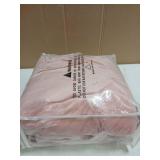 WEERRW Velvet Couch Covers for 2 Cushion Couch Sofa - High Stretch Luxury Velvet Plush 3 Pieces Sofa Slipcovers with Elastic Bottom, Furniture Protector for Pets, Machine Washable, Pink, Medium - Reta