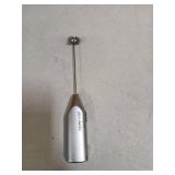 Aerolatte Steam-Free Milk Frother, Satin Finish, 18/8 Stainless Steel Whisk, BPA-Free Plastic Housing, Batteries Included - Retail: $25