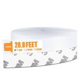 28.9 Ft Weather Stripping Door Seal Strip Tape,Silicone Door Draft Stopper,Self Adhesive Shower Door Bottom Seal, Door Insulation Strip for Door Frame Windows and Glass Gaps (Transparent, 25mm) - Reta