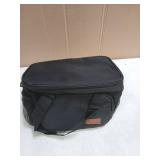 Femuar Reusable Lunch Box for Men/Women - Insulated Lunch Bag Leakproof Lunchbox for Work Office Picnic Beach - Freezable Lunch Cooler Bag with Adjustable Shoulder Strap - Black - Retail: $9