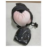 Phent zari Neck Travel Pillow, Upgraded Memory Foam Pillow for Airplane, Machine Washable, Adjustable Flight Pillow, Suitable for Sleeping Airplane, Car, Office and Home (Pink) - Retail: $14