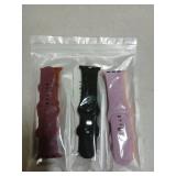 6 Pack Floral Engraved Bands Compatible with Apple Watch Bands 44mm for Women 40mm 41mm 45mm 49mm, Adjustable Comfortable Soft Silicone for iWatch Bands 38mm Womens Series - Retail: $14