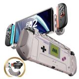 Mumba Dockable Case for Nintendo Switch 2 [2025 Blade Series] TPU Switch 2 Grip Protective Cover, Ergonomic Accessories for Console with Quick-Release Design for Switch 2 Joy Con Controllers (Gamer) -