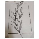 Farmhouse Beige Canvas Wall Art Retro Floral Line Pictures Minimalist Prints 16 x 24in 3pcs Per Set 3 Sets