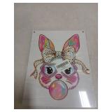 Easter Bunny Wooden Decor 8 x 10in