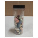 Mini Flower Hair Clips 100pcs