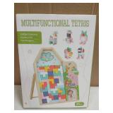 Multifunctional Tetris Wooden Puzzle Board - Retail: $25