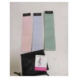 3 Levels Booty Bands Set, Resistance Bands for Working Out, Exercise Bands for Women Legs and Butt, Yoga Starter Set - Retail: $10