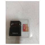 1 Pack TF Card 128GB with Adapter, High Speed Memory Card, UHS-I C10 A1 Memory TF Card for Tablet/Mobile Phone/Camera/Car Audio/Game Console (TF162 Red Gold 128GB) - Retail: $33