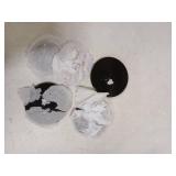 4PCS Surface Burner Caps Set Replacement Compatible with GE Gas Range/Stove/Oven, with 3.5 inches wb29k10006-1 Cap, 3.2 inches wb29k10001-2 Caps, 2.6 inches wb29k10009-1 Cap, Maintain Cooking State - 