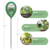 apine Soil Moisture Meter,Plants Moisture Meter,Plant Water Meter for Indoor/Outdoor Plants,Hydrometer for Plants Green - Retail: $10