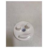 Discount Parts Direct Sponge Holder For Scrub Daddy Mommy Sponge, Bathroom Kitchen Sink Caddy Organizer Storage with Suction Cup, Dishwasher Safe, Keep Sponge Dry, White 1-pack - Retail: $6