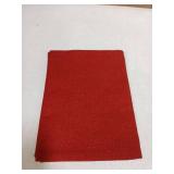 Soft Caddice Faux Linen 2 Side Table Runner, eco-Friendly Fabric Handcrafted Runner, Burgundy 12 x 36 Inch - Retail: $10