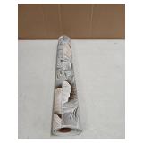 COKCOKR 3D Floral Peel and Stick Wallpaper,17.71"x118.1" Grain Floral and Leaves Self Adhesive Removable Texture Wallpaper for Bedroom Renter Friendly Contact Paper for Bedroom Bathroom Shelf Liner - 