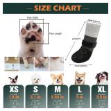 EXPAWLORER Anti Slip Dog Socks to Prevent Licking Paws,Dog Shoes for Cold Winter, Dog Booties for Hardwood Floors, Dog Boots & Paw Protectors with Grippers for Small Medium Large Senior Dogs Black XL 