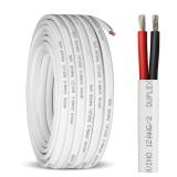 12 Gauge Marine Wire,12 AWG Duplex Marine Grade Wire,30ft Tinned Copper Boat Electrical Cable for Boat/Automotive/RV/Camper/Trailer Outdoor Use - Retail: $30