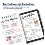 Peslv 2 Pack Magnetic PaperFilm for iPad 9th & 7th Generation, iPad Air 3 & iPad Pro 10.5in - 10.2 Inch Feel Like Writing/Drawing on Paper, Removable Matte Anti-Glare Blue Light Screen Protector - Ret