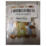 Gold Nail Art Stickers 3D Self-Adhesive Golden Foil Leaf Nail Decals Nail Art Supplies 3PCS Metallic Totem Leaves Summer Nails Design Embossed Sticker Manicure Sliders for Women DIY Nail Decorations -