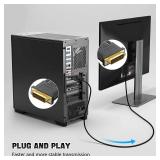 Critin DVI-D 24+1 Dual Link Male to Male Cable, 3M 2560x1600/1080P High Speed Gaming Monitor Cable, Gold Plated Connectors for PC, DVD, Projector - Retail: $5