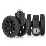 Zoofen Luggage Replacement Wheels 2 pcs Suitcase Replacement Wheels Wear-Resistant Luggage Wheels for Most Suitcase Repair - Retail: $20