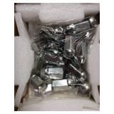 dynofit 24pcs 14x1.5 OEM Lug Nuts 1.75 inch(45mm) Height 7/8" Hex(22mm), M14-1.5 One-Piece Design Factory Chrome Wheel Lugnuts for Silverado & Tahoe GMC Sierra 1500 Buick Dodge Cadillac Chrysler - Ret