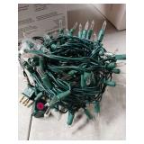 Joiedomi Clear Christmas String Lights Indoor,100 Mini White Fairy Light  Lighting Decor for Patio Dorm Classroom Bedroom Holiday Wedding Party Garland Birthday Festival,Green Wire - Retail: $40