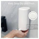 Soap Grinder Box with Built-in Blade - Hygienic, Wall-Mountable Soap Holder with Adjustable Powder Dispensing for Home - No Wet Soap, Compact & Practical - Retail: $9