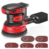 Cordless Orbital Sander Compatible For Milwaukee 18V, Electric Orbit Sander with Brushless 12000 RPM 6 Variable discs Speed Sander Machine With Dust Collector for Woodworking Sanding (No Battery) Prev