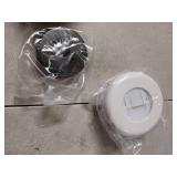 VCELINK Brush 3.79" (96 mm) in Wall Cable Management Kit, Cord Hider for Low Voltage Cables Pass Through, Includes Hole Saw Drill Attachment and Mounting Brackets for Easy Install, 2-Pack - Retail: $1