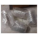 20 PCS Clear Christmas Ornaments Balls, 8cm Clear Fillable Plastic Ornaments Ball, DIY Christmas Decorations, Hanging Ornaments for Crafts