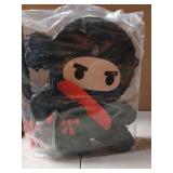 Karate Ninja Pinata Ninja Birthday Party Supplies with Pinata Stick Confetti and Blindfold, Warrior Birthday Party Decor for Adults Game Black(13 x 13 x 3 Inch, Vivid Style) - Retail: $30