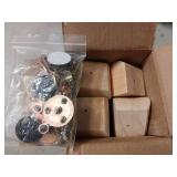 La Vane 4 inch / 10cm Wooden Furniture Legs, Set of 4 European Style Solid Wood Carving Furniture Replacement Feet Decoration for Sofa Cabinet Wardrobe Table Loveseat - Retail: $19