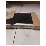 Califortree Rustic White 5x7 Picture Frame - Display Photos 4x6 with Mat or 5x7 Without Mat - Real Glass Frames for Wall and Tabletop - Set of 2 - Retail: $9