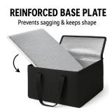 Catering Bag for doordash uber eats 22x14x13 Insulated Food Delivery Bag with Cup Holders/Drink Carriers Premium XXL, Beverages, Grocery, Pizza, Commercial Quality Hot and Cold hot Boxes - Retail: $30