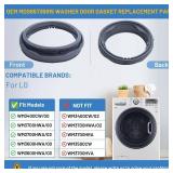 WM3400CW/00 Door Gasket For LG WM3400CW/00 Washer Door Boot WM3700HWA/03 WM3600HWA/00/03 MDS65736915 Door Gasket Seal Parts,Compatible For LG Front Load Washer Door Seal Replaces 4964148,EAP12748962 -